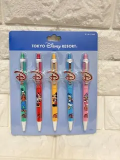 東京ディズニーリゾート　ミッキー　ミニー　ドナルド　デイジー　ボールペン　セット