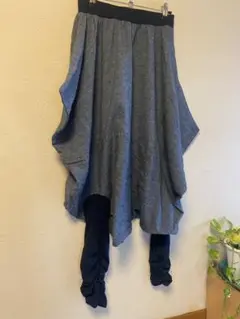 TOCOTOCO 変わりデザイン　スパッツパンツ　綿100% フリーサイズ