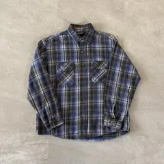 90s Fivebrother ネルシャツ オンブレ ヘビネル ファイブブラザー