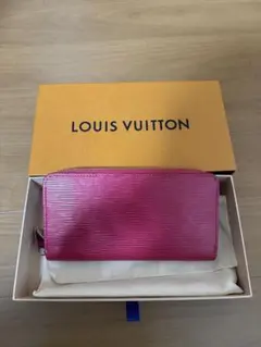 LOUIS VUITTON ヴィトン　エピ　長財布　ローズポンディシェリ