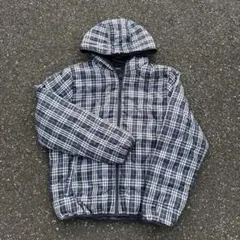 f-stream チェック柄 中綿キルティングジャケット