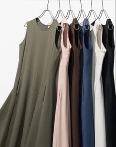 UNIQLO ウルトラストレッチエアリズムワンピースM ピンク