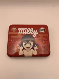 不二家 Milky 鬼滅の刃 嘴平伊之助 缶ケース