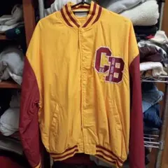 ナイロンジャケット イエロー/レッド