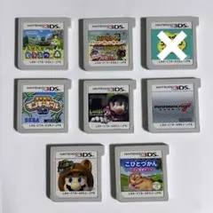 ニンテンドー 3DS ソフト カセット 7個セット ケース付き