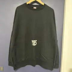 DRESSSEN スウェット YES NO THANK YOU ブラック