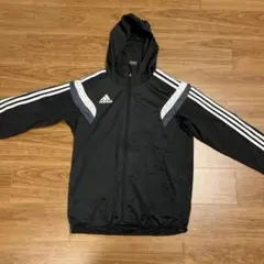 adidas フード付きジャケット L ブラック