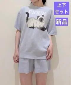 【新品】ジェラートピケファッションCATS&DOGSプルオーバー&ショートパンツ