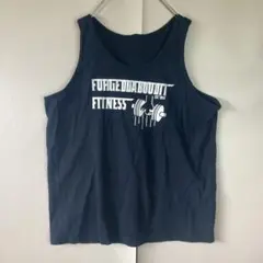 USA輸入　プリントデザイン　タンクトップ　ノースリーブTシャツ