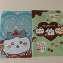 ちいかわ　ハチワレ　A4クリアファイル 2種セット