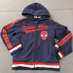 MARVEL スパイダーマン ボアフリースジャケット　120cm相当