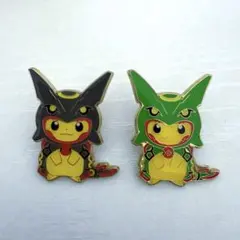 希少・ポケモンセンター限定＊レックウザポンチョピカチュウ