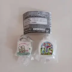 レトロミニチュアチャーム2 ハローキティ砂時計 　けろっぴ財布