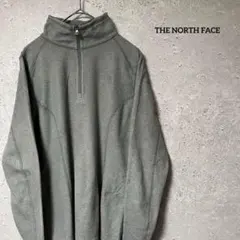 THE NORTH FACE ノースフェイス フリース ハーフジップ 刺繍 M