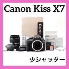一眼レフデビューに✨Canon Kiss X7✨シングルレンズ✨少シャッター