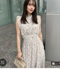 SNIDEL Sustainable20周年プリントワンピース