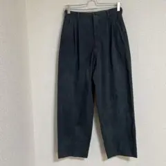 COMME des GARÇONS コムデギャルソン　タックパンツ後染めブラック