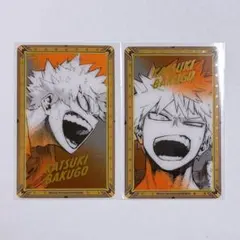 ヒロアカ 原画展 箔押しクリアカード 爆豪勝己 爆豪 クリアカード