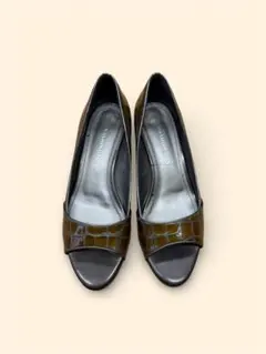 銀座ワシントン　オープントゥ　パンプス　24.0