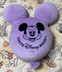 ディズニーバルーンクッション パープル 紫 タグ付き