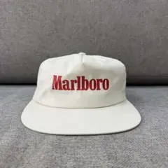 90s USA製　Marlboro アイボリーキャップ
