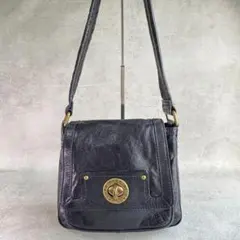 MARC BY MARC JACOBS ショルダーバッグ　ターンロック　ネイビーのサムネイル