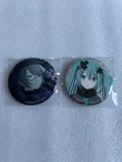 【プロセカ】　初音ミク　バツミク　缶バッジ　バチャシン