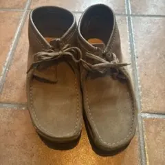 Clarks Wallabee ブラウン スエードブーツ