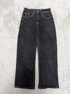 DAZY　ワイドデニム　S ブラック