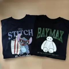 ディズニー スティッチ ベイマックス Tシャツ LLサイズのサムネイル