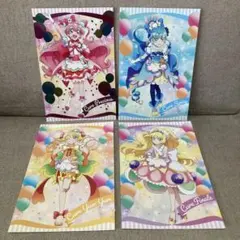 デリシャスパーティ♡プリキュア　描き下ろしポストカード　４枚セット