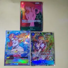ワンピースカードゾロ、ロビン、ナミSR - メルカリ