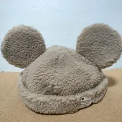 東京ディズニーリゾート　ファンキャップ　ミッキー　ボアキャップ　耳付き　帽子