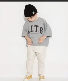 ブランシェス　ガーデナーテーパードパンツ　アイボリー　140