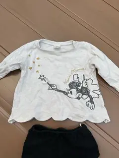 ミニーマウス トレーナー 80サイズ グレー