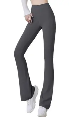 【レディス】美脚ヨガフレアパンツ　M