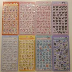 【正規品】サンリオ　ボンボンドロップ シール ミニ コンプリート 8枚セット