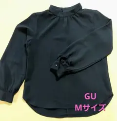GU ジーユー ブラウス ブラック Mサイズ