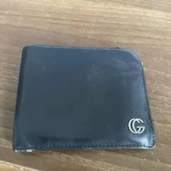GUCCI 二つ折り財布 ブラック GGマーモントのサムネイル