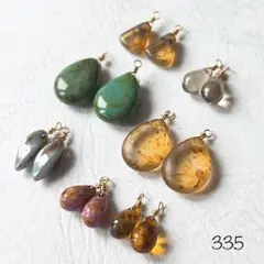 335チェコビーズ　ピカソ　アソート　ドロップ　ダガー