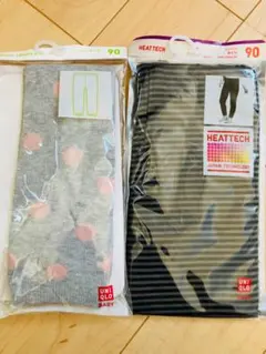 ユニクロ　レギンス　2枚セット　90