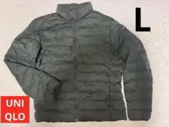 ✨️美品 ユニクロ ウルトラライトダウンジャケットメンズ L カーキ