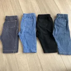 ユニクロ　レギンスパンツ　7分丈　3点セット