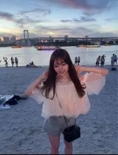 CALNAMUR カルナムール オフショルダーシャツ