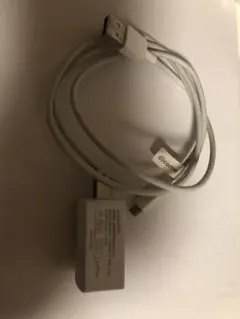 USBコンセント USBアダプタ 充電器 1口 5V-0.5A ケーブル付き