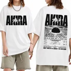 AKIRA アキラ Tシャツ Lサイズ ブラックバックプリント オーバーサイズ