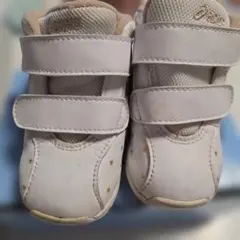 アシックス ベビーシューズ ホワイト 星柄 箱無し値下げ可能