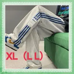 スウェットパンツ　ルームウェアサイドライン ジャージ　XL グレーストリート