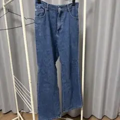 青 フレアデニム