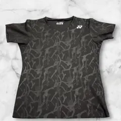 【美品】ヨネックス　YONEX　レディーステニス半袖シャツ　ブラック